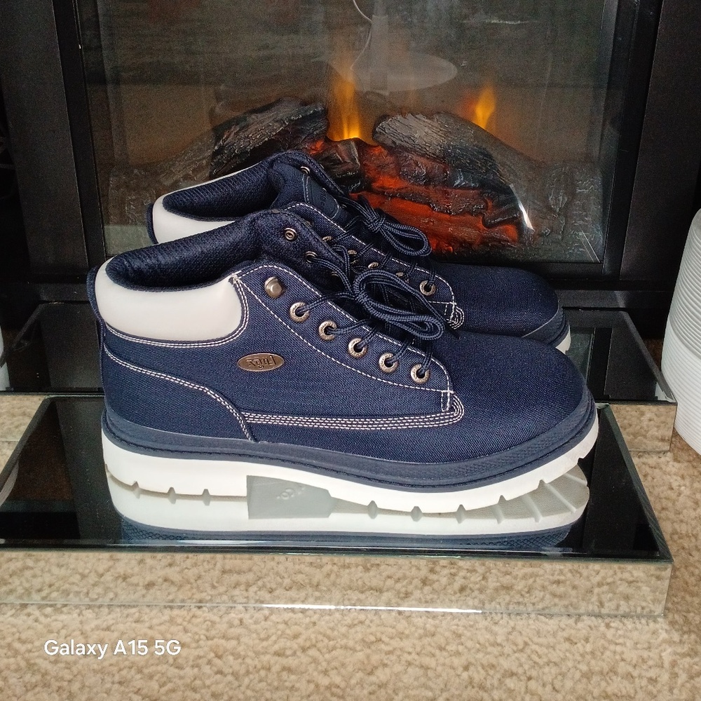 Men's Lugz Drifter Ripstop Boot Navy/White